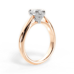 Camila Heart Cut Lab Grown Diamond 18Kt Rose Gold Engagement Ring - View 3