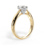 Camila Heart Cut Lab Grown Diamond 18Kt Yellow Gold Engagement Ring - View 4