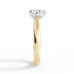Camila Heart Cut Lab Grown Diamond 18Kt Yellow Gold Engagement Ring - View 2