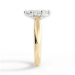 Camila Marquise Cut Lab Grown Diamond 18Kt Yellow Gold Engagement Ring - View 2