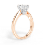 Beverly Marquise Cut Lab Grown Diamond 18Kt Rose Gold Engagement Ring - View 4