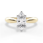 Beverly Marquise Cut Lab Grown Diamond 18Kt Yellow Gold Engagement Ring