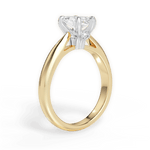 Beverly Marquise Cut Lab Grown Diamond 18Kt Yellow Gold Engagement Ring - View 4