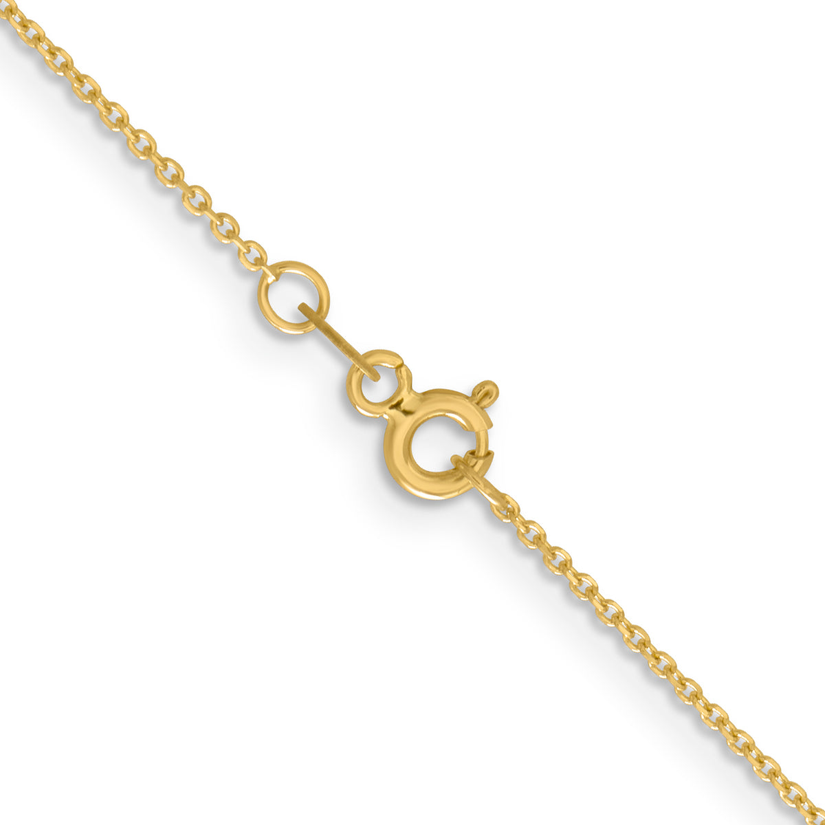 Leslie's 14K 1.05mm Diamond-Cut Cable Chain - 16 inch