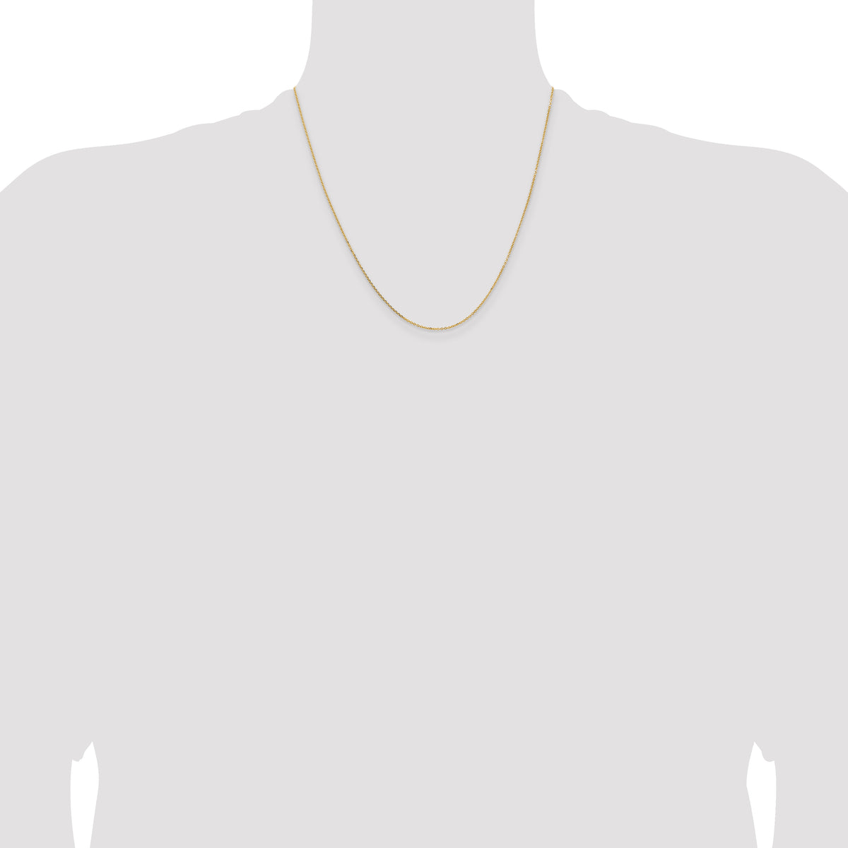 Leslie's 14K 1.05mm Diamond-Cut Cable Chain - 20 inch