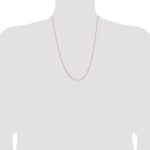 Leslie's 14K 1.05mm Diamond-Cut Cable Chain - 24 inch