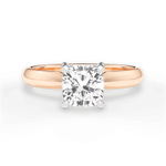 Aria Cushion Cut Lab Grown Diamond 18Kt Rose Gold Engagement Ring
