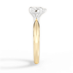 Aria Heart Cut Lab Grown Diamond 18Kt Yellow Gold Engagement Ring - View 2