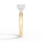 Aria Princess Cut Lab Grown Diamond 18Kt Yellow Gold Engagement Ring - View 4