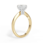 Aria Pear Cut Lab Grown Diamond 18Kt Yellow Gold Engagement Ring - View 2
