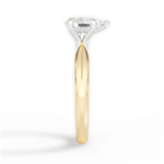 Aria Pear Cut Lab Grown Diamond 18Kt Yellow Gold Engagement Ring - View 3