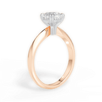 Anastasia Cushion Cut Lab Grown Diamond 18Kt Rose Gold Engagement Ring - View 3