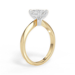 Anastasia Emerald Cut Lab Grown Diamond 18Kt Yellow Gold Engagement Ring - View 2