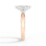 Anastasia Marquise Cut Lab Grown Diamond 18Kt Rose Gold Engagement Ring - View 3