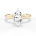 Anastasia Marquise Cut Lab Grown Diamond 18Kt Yellow Gold Engagement Ring