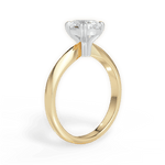 Anastasia Oval Cut Lab Grown Diamond 18Kt Yellow Gold Engagement Ring - View 4