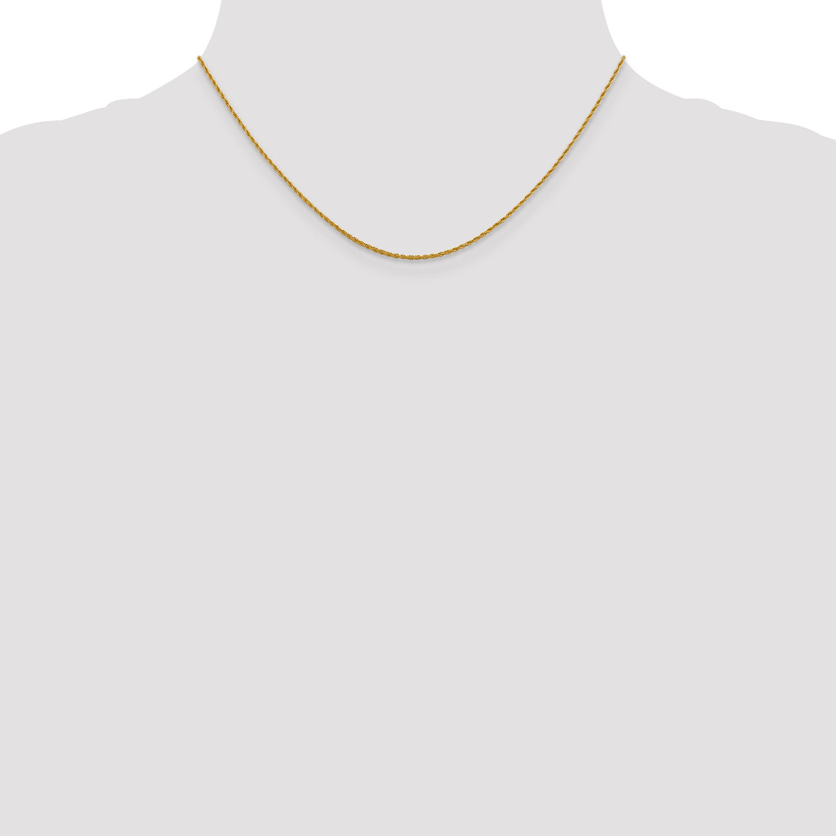 Leslie's 14K 1.3mm Rope Chain - 16 inch