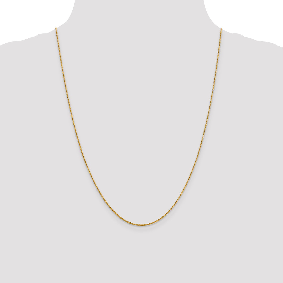Leslie's 14K 1.3mm Rope Chain - 24 inch