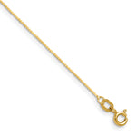 Leslie's 14K Serpentine Chain Bracelet - 8 in / 0.8 mm