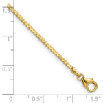 Leslie's 14K Serpentine Chain Bracelet - 7 in / 1.55 mm