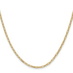 Leslie's 14k Semi-Solid Diamond-Cut Paperclip Chain - 16 in / 2.2 mm