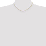 Leslie's 14k Semi-Solid Diamond-Cut Paperclip Chain - 16 in / 2.2 mm