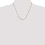Leslie's 14k Semi-Solid Diamond-Cut Paperclip Chain - 20 in / 2.2 mm