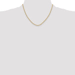 Leslie's 14k Semi-Solid Diamond-Cut Paperclip Chain - 18 in / 3 mm