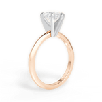 Alicia Pear Cut Lab Grown Diamond 18Kt Rose Gold Engagement Ring - View 3