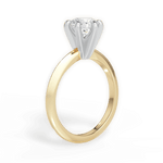 Barbara Round Cut Lab Grown Diamond 18Kt Yellow Gold Engagement Ring - View 3
