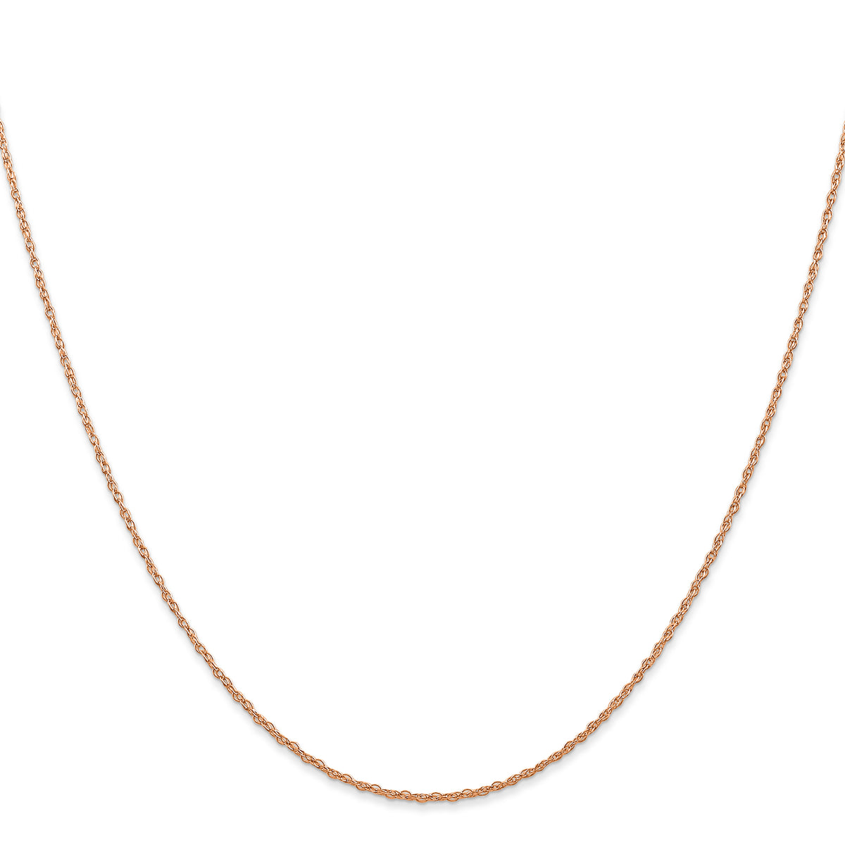Gold (10K & 14K) Carded Cable Rope Chain - 14k Rose Gold / 16 in / 0.7 mm