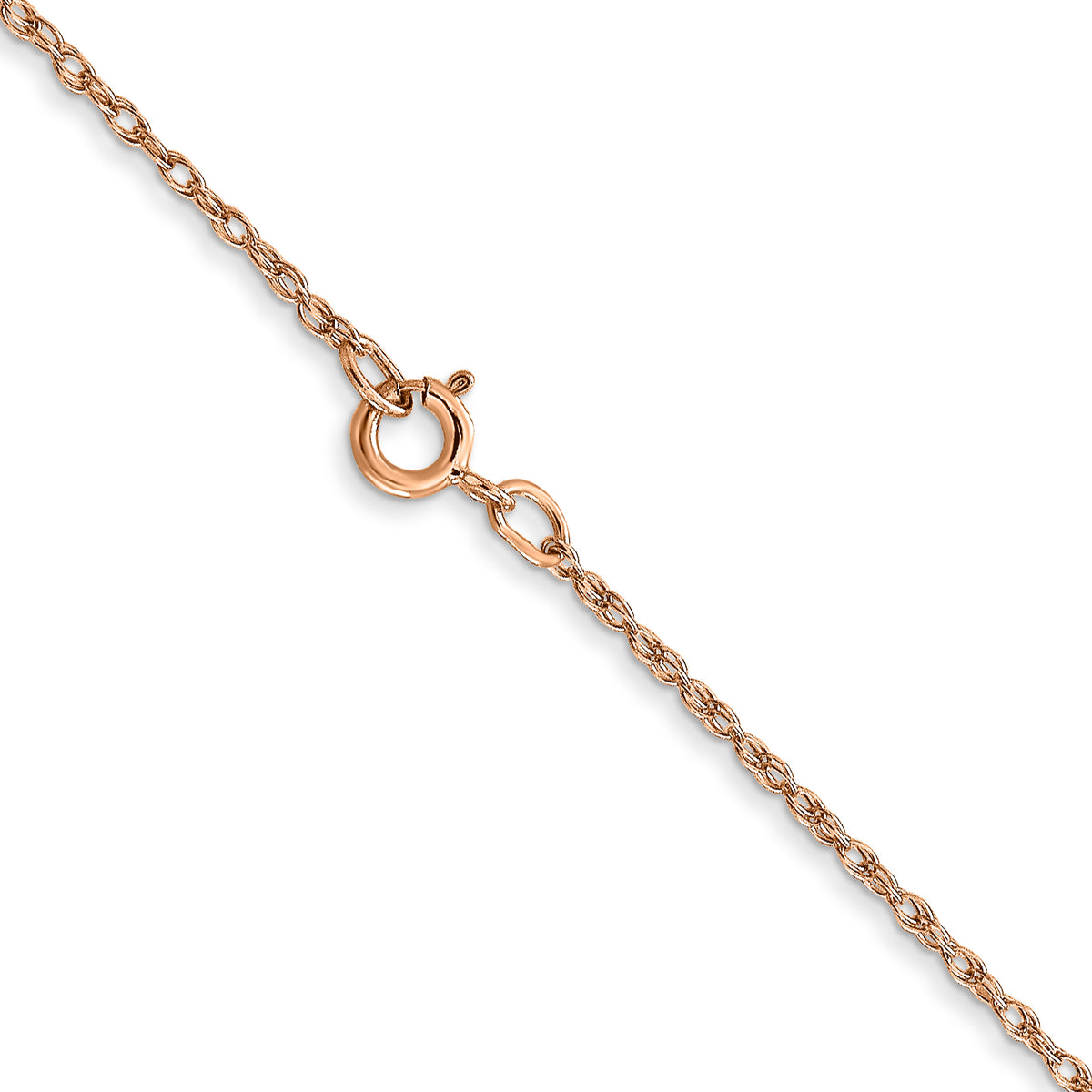 Gold (10K & 14K) Carded Cable Rope Chain - 14k Rose Gold / 16 in / 0.7 mm
