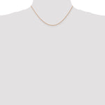 Gold (10K & 14K) Carded Cable Rope Chain - 14k Rose Gold / 16 in / 0.7 mm