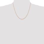 Gold (10K & 14K) Carded Cable Rope Chain - 14k Rose Gold / 20 in / 0.7 mm
