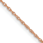 Gold (10K & 14K) Carded Cable Rope Chain - 14k Rose Gold / 16 in / 0.7 mm