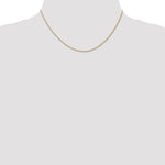 Gold (10K & 14K) Carded Cable Rope Chain - 14k Yellow Gold / 16 in / 0.7 mm