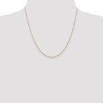 Gold (10K & 14K) Carded Cable Rope Chain - 14k Yellow Gold / 20 in / 0.7 mm