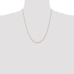 Gold (10K & 14K) Carded Cable Rope Chain - 14k Yellow Gold / 22 in / 0.7 mm