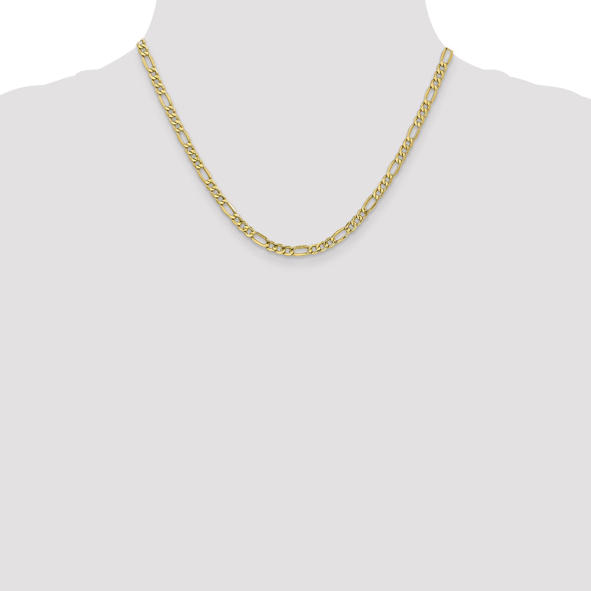 Leslie's 10K 4.75mm Figaro Chain - 18 inch