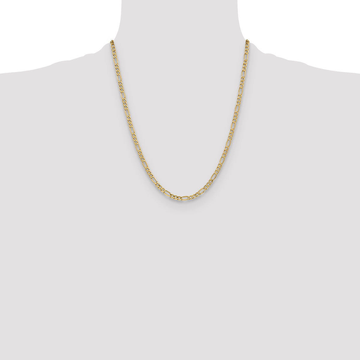 Leslie's 10K 4.75mm Figaro Chain - 22 inch