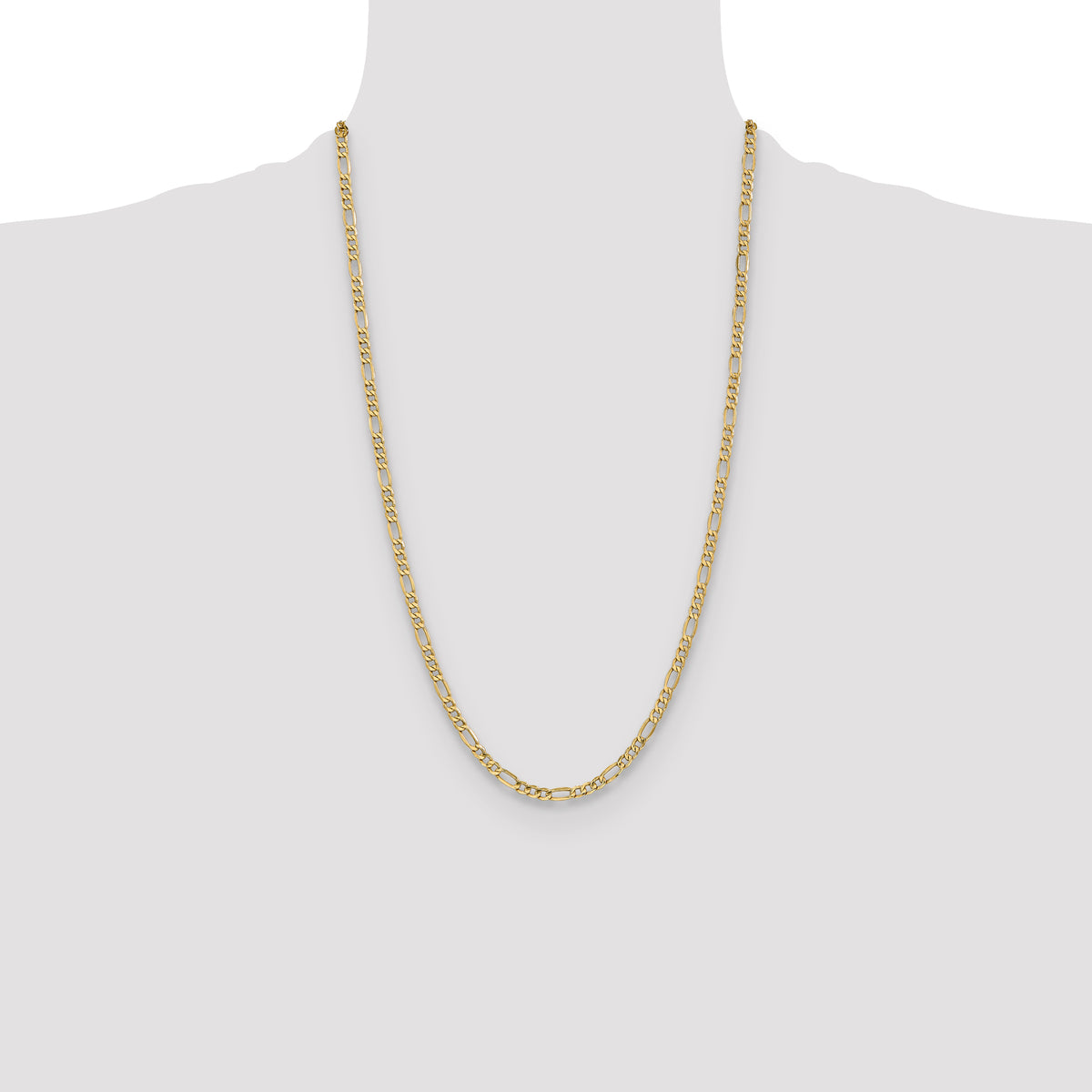 Leslie's 10K 4.75mm Figaro Chain - 26 inch