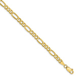 Leslie's 10K 4.75mm Figaro Chain Bracelet - 7 inch