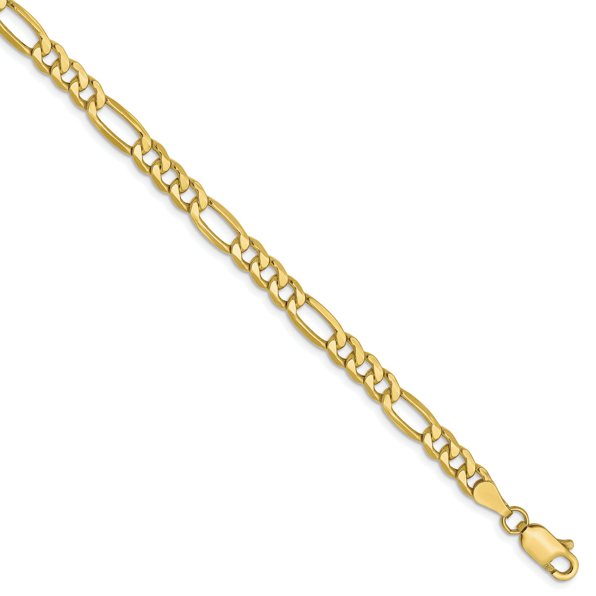 Leslie's 10K 4.75mm Figaro Chain Bracelet - 7 inch