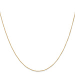 Gold (10K & 14K) Carded Curb Chain - 14k Yellow Gold / 16 in / 0.5 mm