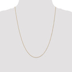 Gold (10K & 14K) Carded Curb Chain - 14k Yellow Gold / 24 in / 0.5 mm