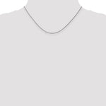 Gold (10K & 14K) Carded Cable Rope Chain - 14k White Gold / 16 in / 0.95 mm
