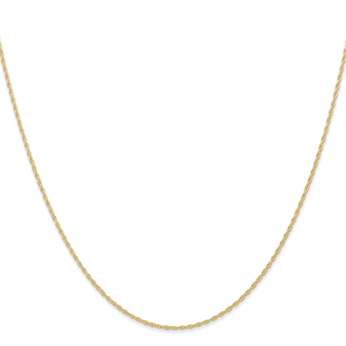 Gold (10K & 14K) Carded Cable Rope Chain - 14k Yellow Gold / 14 in / 0.95 mm