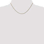 Gold (10K & 14K) Carded Cable Rope Chain - 14k Yellow Gold / 16 in / 0.95 mm