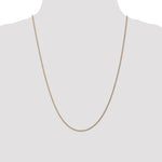 Gold (10K & 14K) Carded Cable Rope Chain - 14k Yellow Gold / 24 in / 0.95 mm