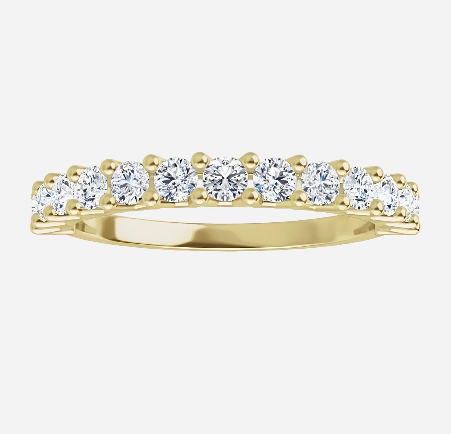 Diamond band white gold and diamonds